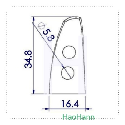 PLASTIC TOGGLE 5776